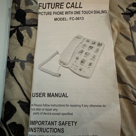 Future Call Picture Phone w/ 1 Touch Dialing. - Picture 3 of 4